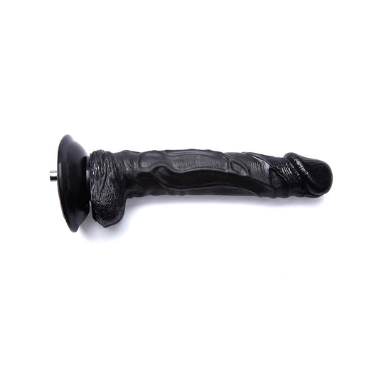 10″ Long Bendable Sex Machine Dildo w/ Small Testicles