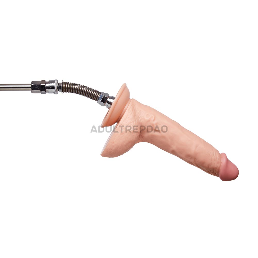 9.8″ Sex Machine Big Dildo Attachment w/ Wide Testicles